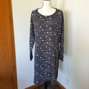 NWT Talbots Striped Floral Dress